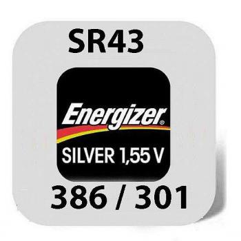 Energizer Uhrenbatterie 301 AgO 1,55V - SR1142W 10-er Pack